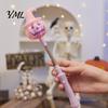 Funny Wizard Hat Pumpkin Lamp Halloween Lighted Sticks, Glowing Lantern, Handheld Shaking Light Lantern Decor with Witch Hat, LED Spooky Party