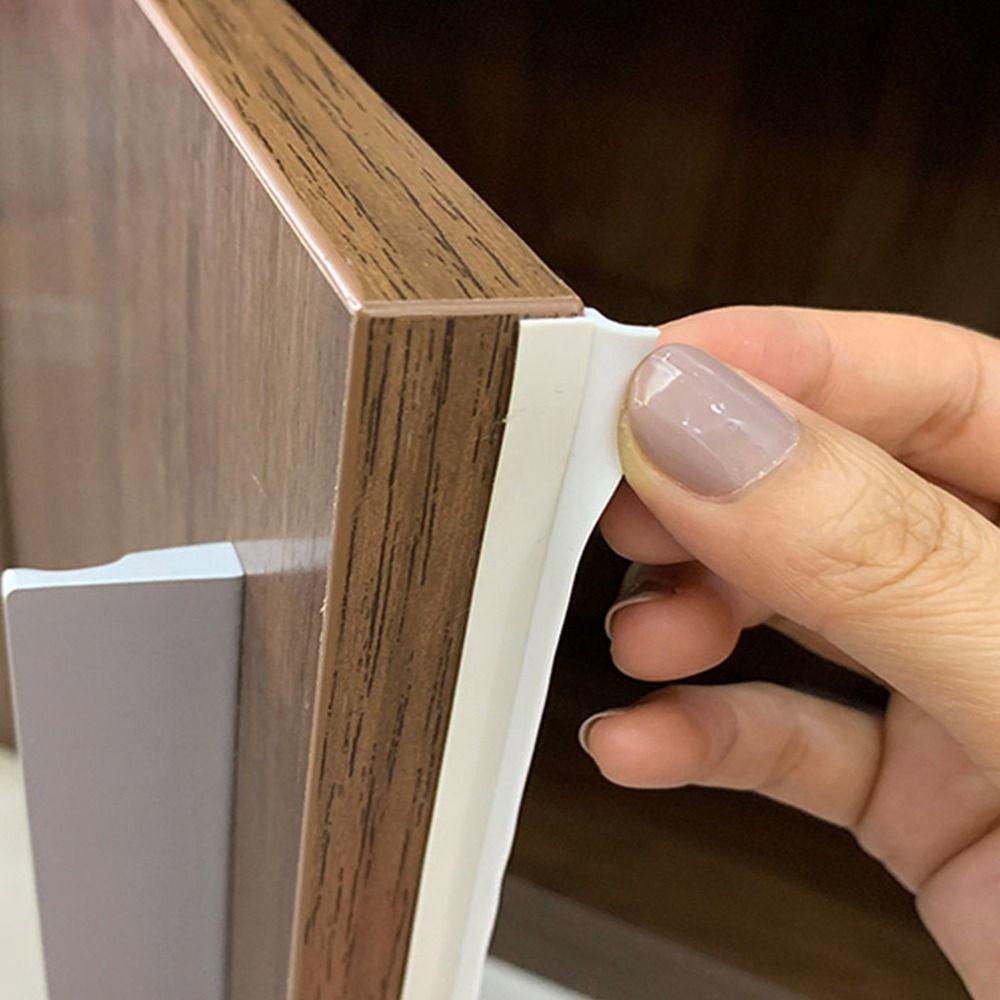 Silicone Cabinet Door Strip Self-Adhesive Seal Strip Wardrobe Door Dust-proof Strip  Cabinet