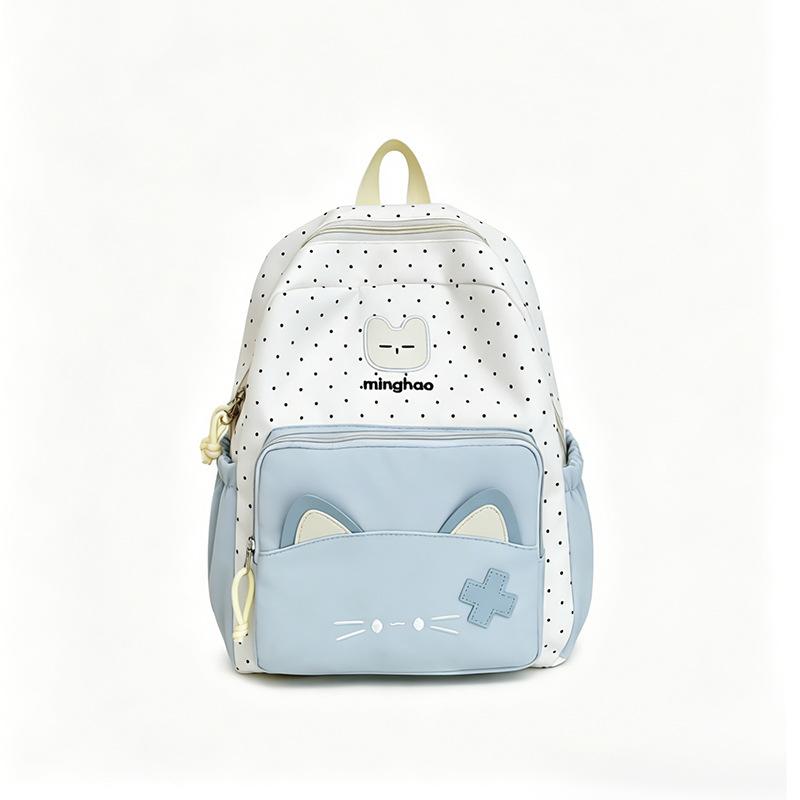 Schoolbag Wholesale Schoolbag Female Ins Cute Cat Backpack Junior High School Student Travel Bag High School Student Commuting Versatile Backpack