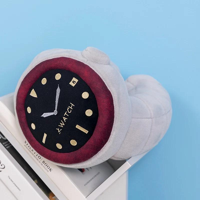 

Creative Watch Plush Pillow Quilt Funny Watch Cushion Stuffed Plush Toys Sofa Car Decoration Great Christmas Birthday Gift