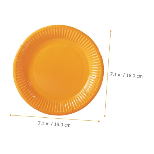 FRCOLOR 60-Count Disposable Paper Plates, 7-Inch, Colorful Designs, Party Tableware for Birthdays, Weddings, and More