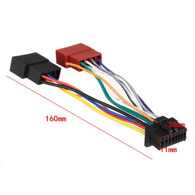 Câble ISO 16 Broches Pour Autoradio Pioneer - Adaptateur De Connexion, Produit Durable