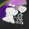 Elephant Cutting Dies Carbon Steel Embossing Die Cuts for Birthday Card Making DIY Scrapbooking Photo Album Paper Crafts