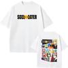 Hot Anime Soul Eater Graphic T-shirt Male Clothing Retro Manga T Shirts Men Women Fashion Casual Oversized Short Sleeve Tshirt 2