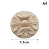 Wood Floral Appliques For Furniture Antique Onlays Moulding Home Decor Wood Carving Decoration Wall Wood Decal Vintage Figurines