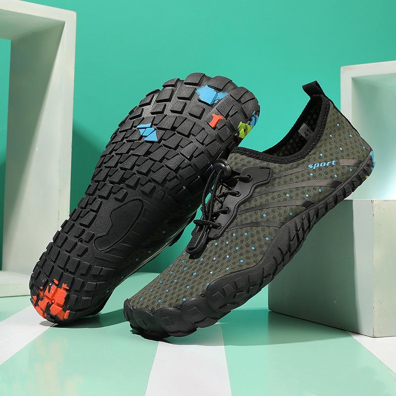 

Обувь для ходьбы по воде, пляжная обувь, скалолазание, альпинизм, пять пальцев, нескользящая, дышащая и быстросохнущая, многофункциональная, для ходьбы по ручьям, йоги фи 46