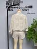 European & American Style Women's Polka Dot Bubble Jacket with Stand Collar