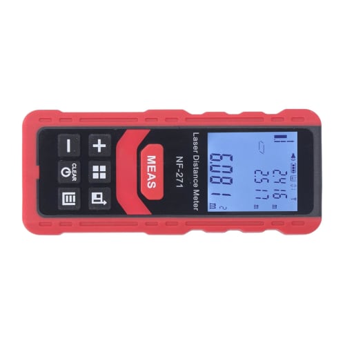 High Precision Electronic Leveling Tool Distance Meter 50m Multifunction Measuring Distance Ruler for Construction Engineering Surveying