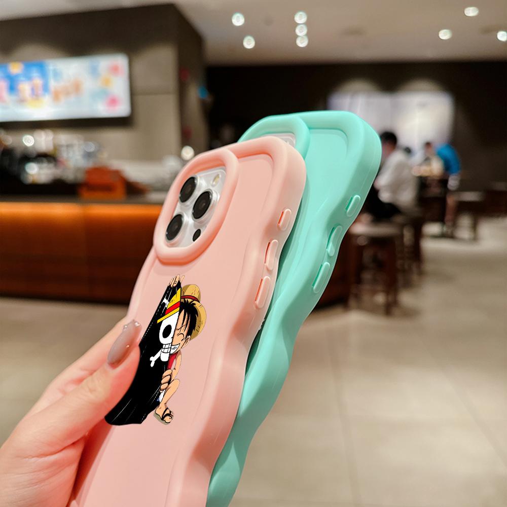 LZ28 One Piece Luffy Gear 5 Silicone Phone Cases for Samsung A15 A16 S23 FE S24 Ultra A34 A54 A14 A55 Motorola G32 E14 OnePlus Soft Cover