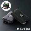 11-Card Slot Suede Wallet Car Driver Licence Cards Bag Zip Coin Purse For Honda Odyssey City HRV Jazz Accord Civic CRV Accessory IP8