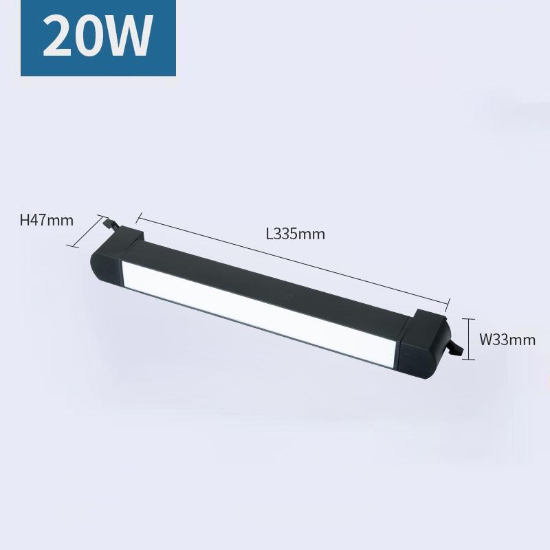 3-wire Long track lighting AC110V 220V LED Fill Light Live Linear Lamp LED Grille Guide Lamp 10W 20W 30W Floodlight Spotlight