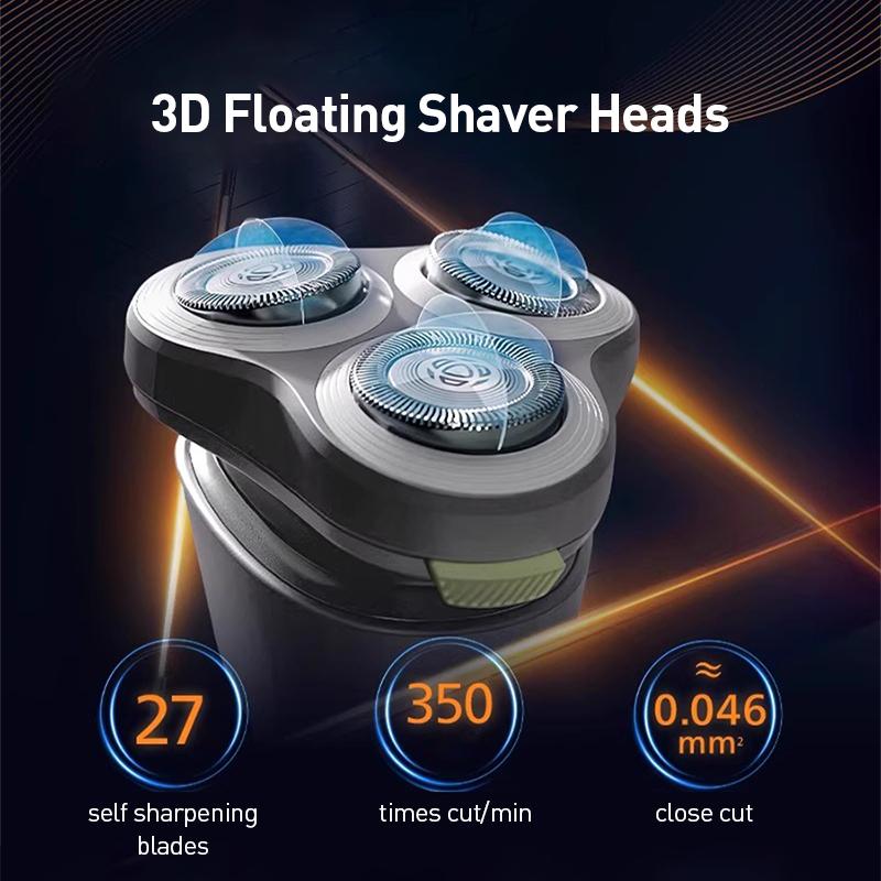 Philips Electric Shaver S1886 3D Floating Heads 27 Self-Sharpening Stainless Steel Blades