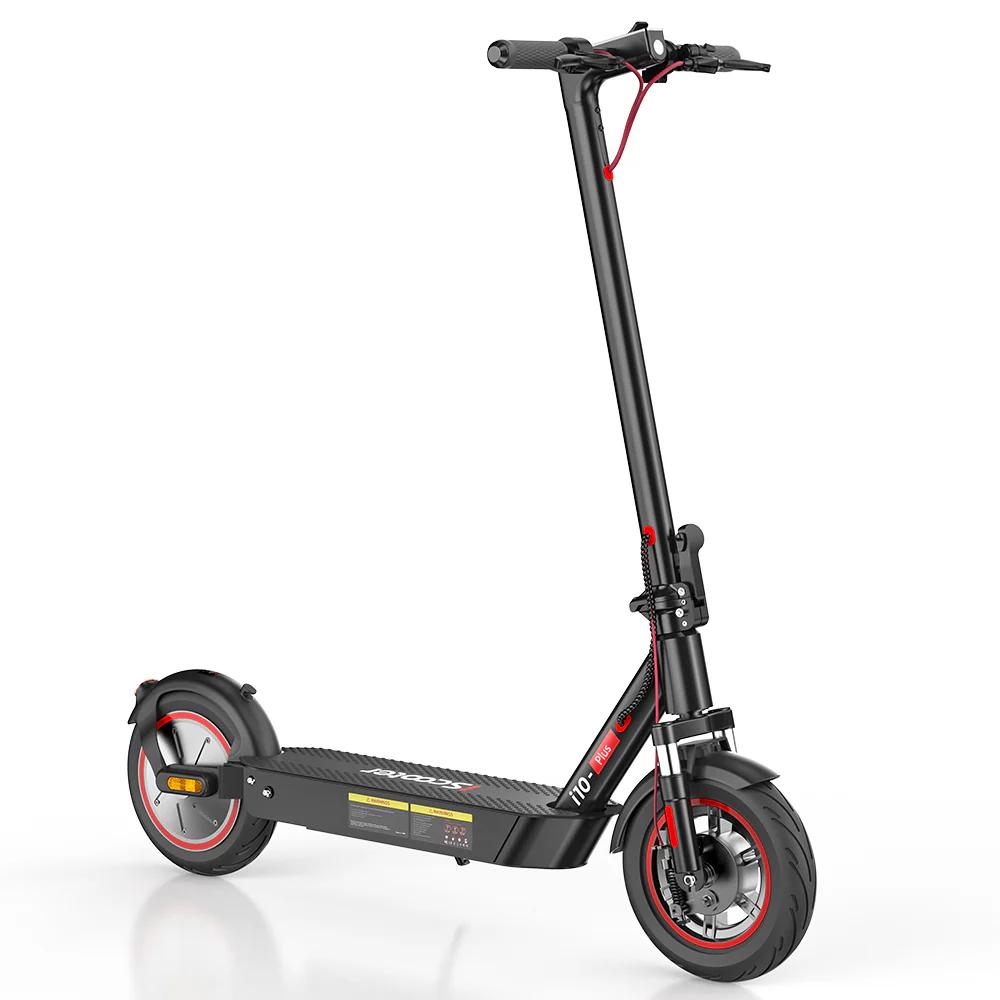 iScooter i10Plus Electric Scooter - 800W Motor, 30-Mile Range, 25 mph Speed, Foldable and Portable for Easy Commuters