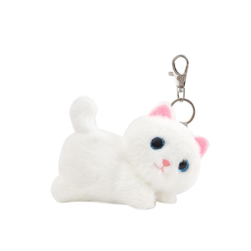 Cartoon Cat Plush Pendant Decoration Stuffed Doll Keychain Cute Bag Charm Doll Plush Boys & Girls Birthday Gift