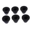 6 Pieces Motorcycle Side Cover Rubber Grommets Gasket Fairings for Touring
