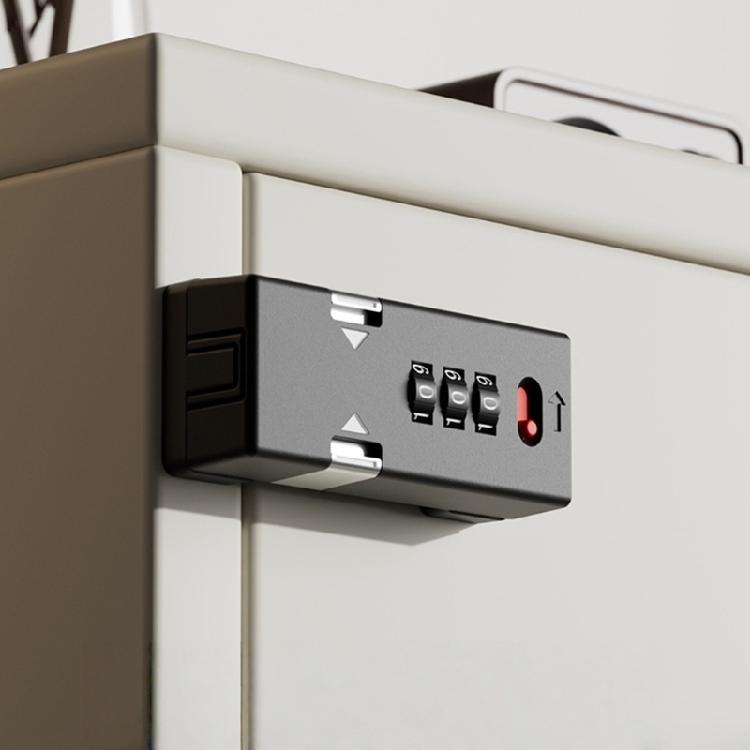 High Security Cabinet Lock Keyless Door Bolt Security Drawer Lock Adjustable Password Mechanism Easy to Install