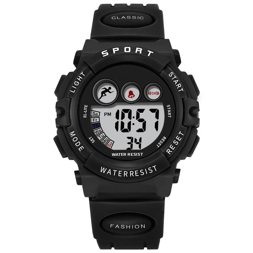 Waterproof Sport LED Digital Watches Electronic Watch for Kids Children Boys Girls Gifts