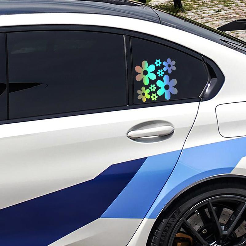 G157 Autoaufkleber Blume Schön für Autofenster Karosserie Dekoration Automobile Motorrad Außenzubehör Vinyl Aufkleber