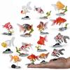Urhomy Mini Goldfish Figure 3D Goldfish Goldfish Model Aquarium Interior Aquarium Set of 6 Set, Encyclopedia, Toy, Decoration, Figurine, Ornament,