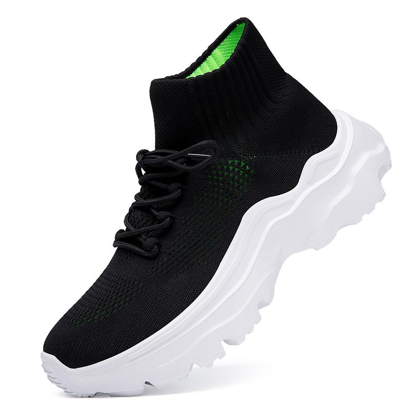 Fashion New Large Size Men's Casual Sports Shoes Fashion Thick Sole Light Thick Sole Men's Shoes Net Surface Increase Men's Sneakers
