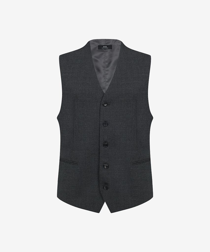Sieg Wool Stretch Suit Vest (Pivac3063)