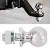 Chrome Finish Trailer Hitch Ball 1-7/8in Diameter Trailer Ball Joint Hitch Ball Connector  For UTV