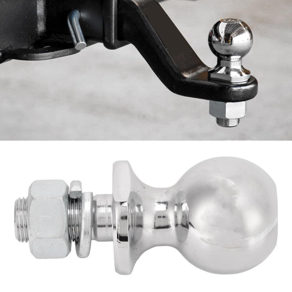 1-7/8in Diameter Trailer Hitch Ball Hex Nut Design Tow Ball Coupling Trailer Ball Joint  For UTV