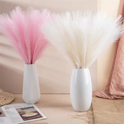 1 adet 56CM Kabarık Pampas Otu Boho Dekor Çiçek Sahte Bitki Kamış Simüle Düğün Partisi Ev Dekorasyonu Yapay Çiçekler