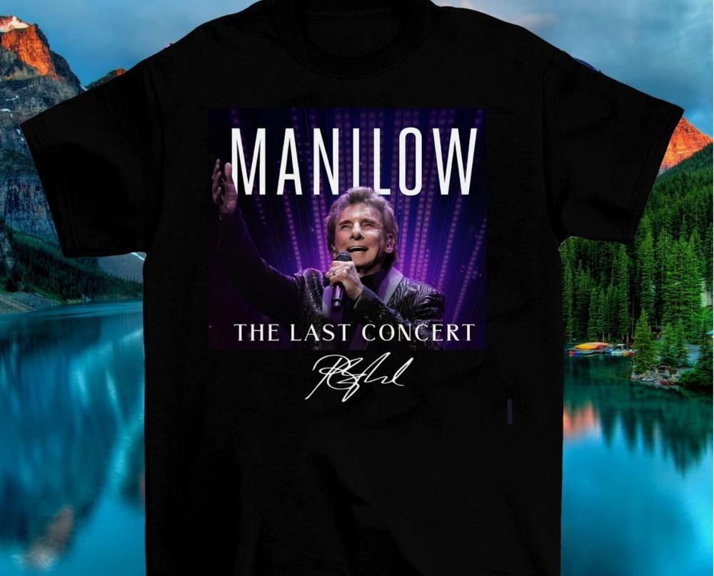 

NEW Barry Manilow_s Final Concerts Live in 2025 Black All Size Shirt S