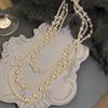 Long Multi Layered Pearl Necklace For Women Temperament Collar Chain Sweater Chain Necklaces Luxury Jewelry Accessories