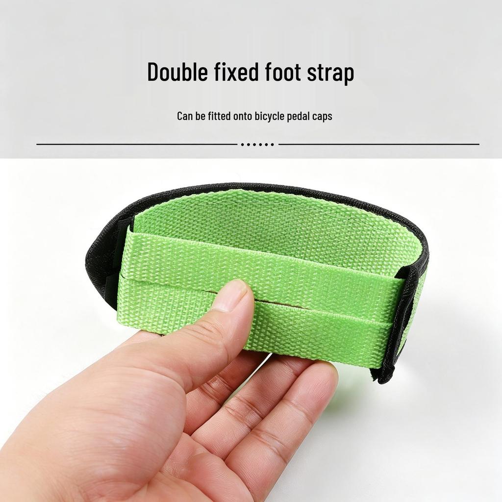 Ultra-light Wear-resistant Nylon Cycling Ankle Straps for Bicycles