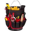 Garden Tool Storage Waist Bag Tear-resistant Oxford Cloth with Bucket Holder for Home Lawn Gardening