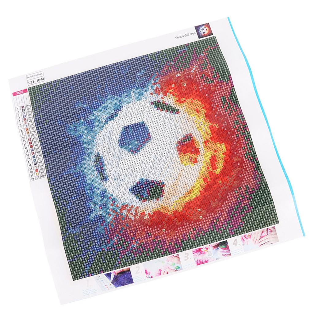 DIY Fußballmuster 5D Vollbohrer Diamantmalerei Stickerei Malereien Bilder Kunsthandwerk für