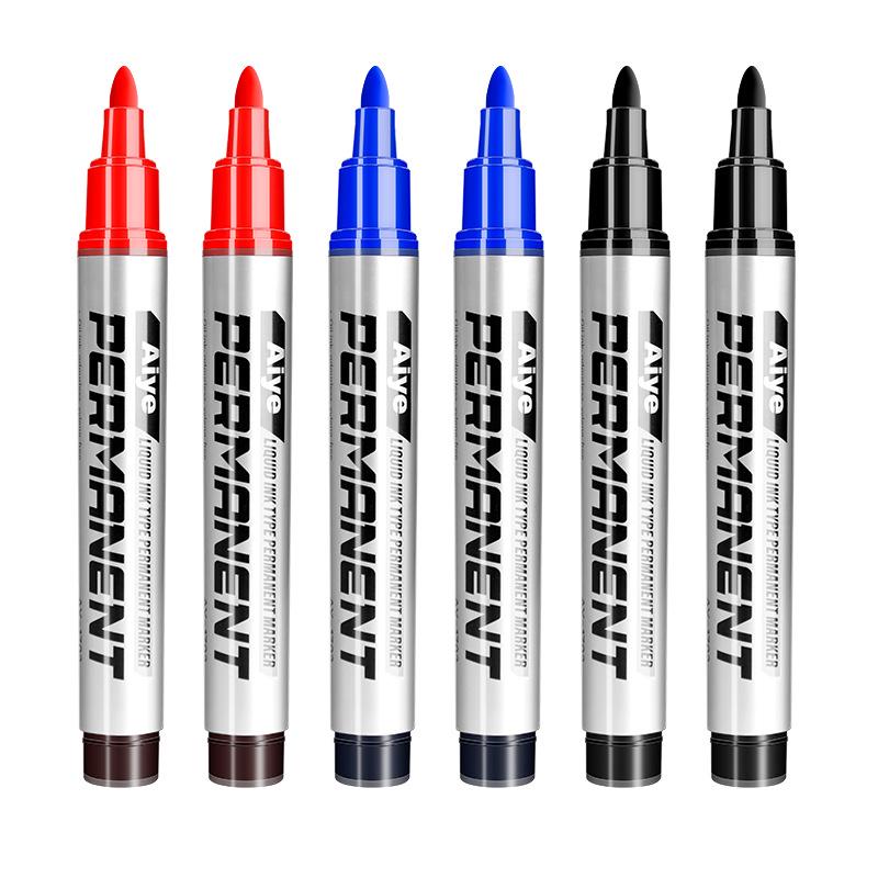 Waterproof Quick-Dry Oil-Based Marker Pen for Industrial Use - Thick Tip, Large Capacity, Fade-Resistant for Logistics