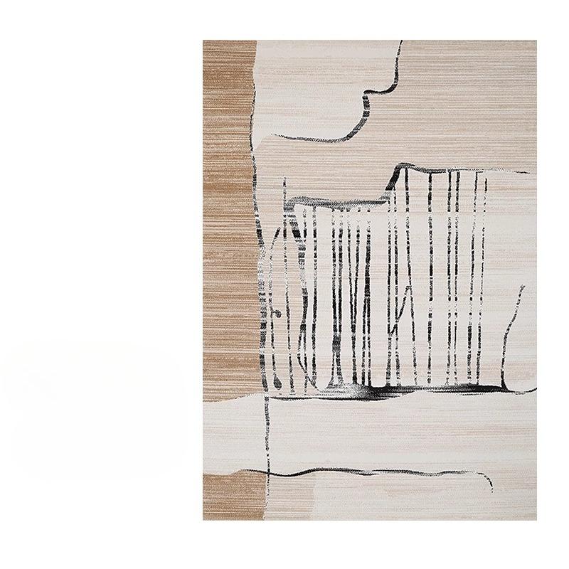 

Modern Style Living Room Decoration Washable Carpet Minimalist Rugs for Bedroom Thick Plush Study Floor Mat Home Fluffy Soft Rug 80x120cm