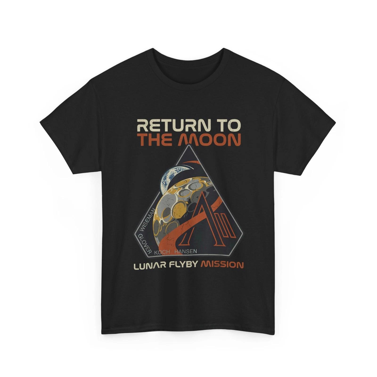 Artemis II Return to The Moon Mission Patch 2026 Shirt XL