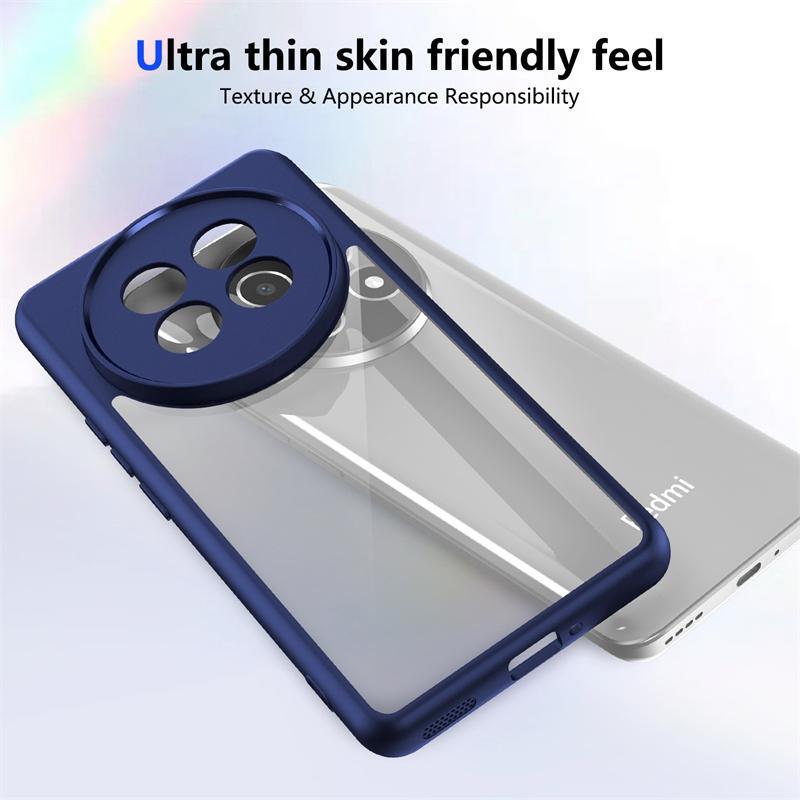 Shockproof Armor Case for Xiaomi Redmi Note 14 Pro 5G 4G 14Pro Plus 14S 14C A3 Poco C75 X7 Silicone Bumper Clear Hard Back Cover