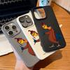 Cartoon Rooster Lichee Pattern Phone Case For IPhone 17 16 E 15 13 11 12 14 Pro Max Plus 17 Air Funny Shockproof Soft TPU Covers