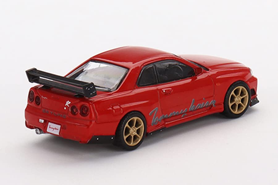 TrueScale Miniatures MINI GT Tommykaira R RZ Red Drive Finished Product 1/64 Right-Hand
