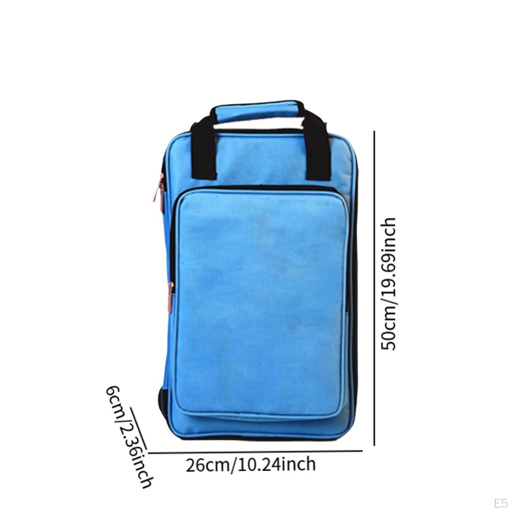 Drum Sticks Bag Drumstick Holder Portable with Handles Large Capacity Oxford Cloth