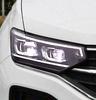 Compatible 19-22 Volkswagen Tayron Headlight Assembly - LED Projector with Daytime Running Lights & Flowing Turn Signals