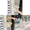 Trendy Canvas Heart Tote Bag Stylish Street Style Shoulder Bag With Large Capacity For Everyday Use
