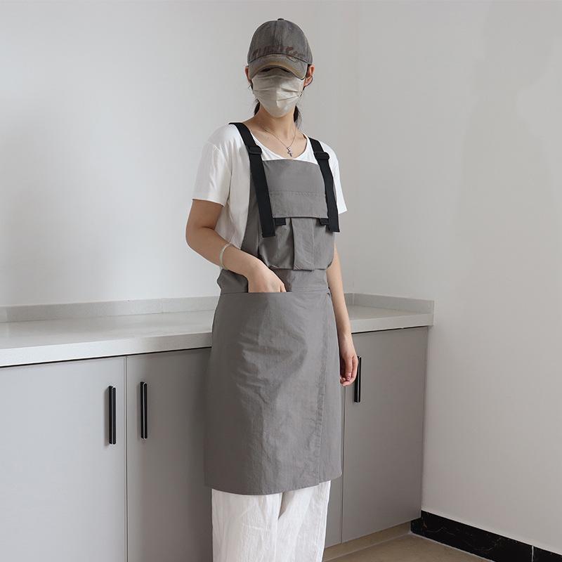 Waterproof Oil-Proof Custom Logo Apron for Baristas, Cafes, and Craftsmen