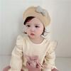 Children'S Beret Baby Hat Cute And Super Cute Autumn And Winter Girl'S Stylish Korean Style Princess Knitted Wool Painter'S Hat