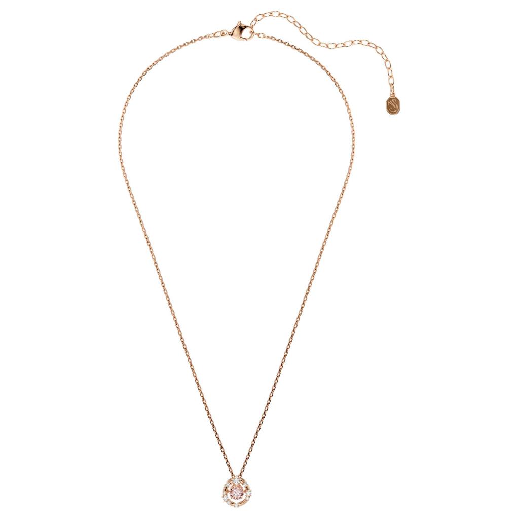 Swarovski Constella Delicate Design Cubic Zirconia Necklace Women necklace Rose-Gold Pink 5744244