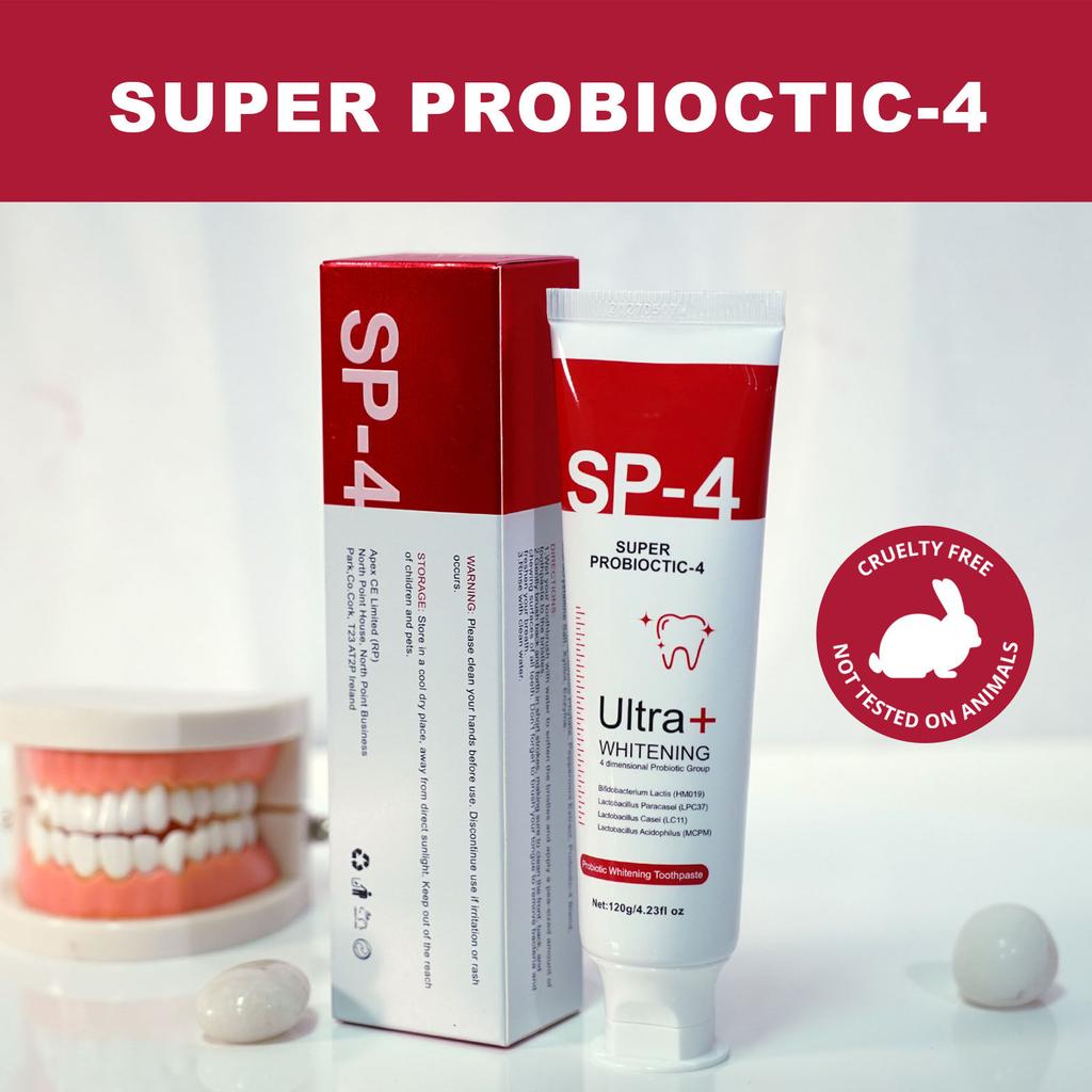 SP-4 Toothpaste, 120g Large Sp-4 Probiotic Toothpaste, SP-4 Whitening Toothpaste, Fresh, Breath, Toothpaste, Toothpaste, Stain Removal
