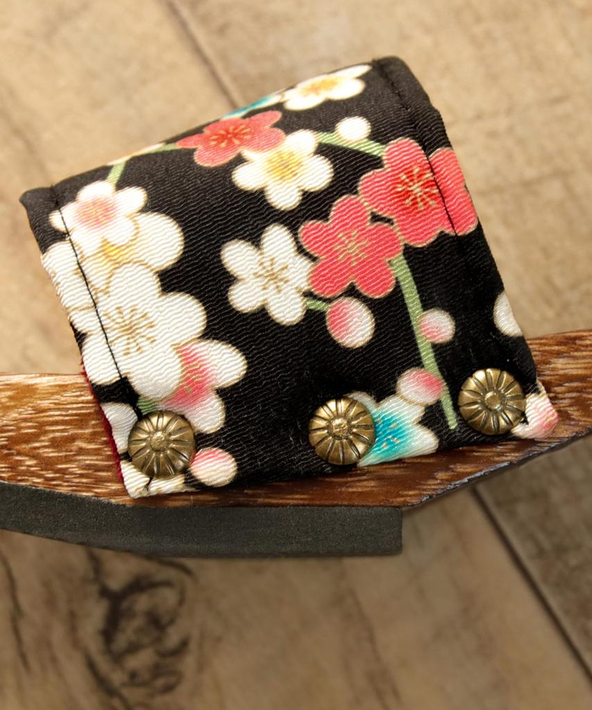 Japonské opálené [KYOETSU] [Kyoetsu] sandály, Geta, Vzor, Paulovnie, Dámské (17, měření_24_bodů_5_centimetrů)