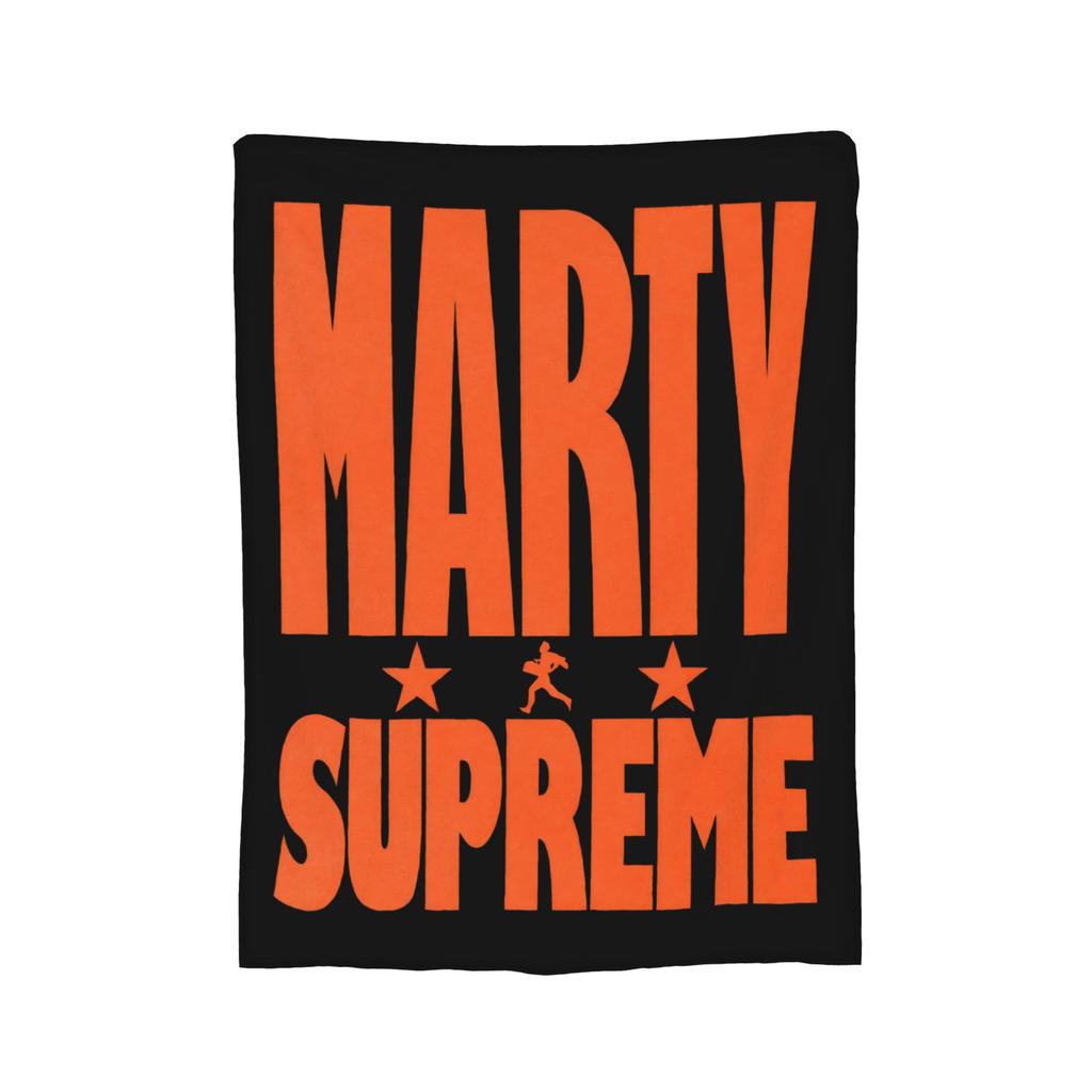 Marty Supreme Blanket Cover Ping Pong Film Wool Throw Blanket Bed Sofa Decoration Soft Warm Bedsprea,