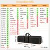 LoDrid Keyboard Case 88 Keys Soft Keyboard Bag Electronic Piano Case with 6 Mats Anti-Slip
