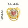 1 Sparkling Diamond-Shaped Silicone Pet Chew Toy with Dust Cover, Heart Pattern, Anxiety Relief for Dogs, Safe & Reliable, Suitable for All Breeds